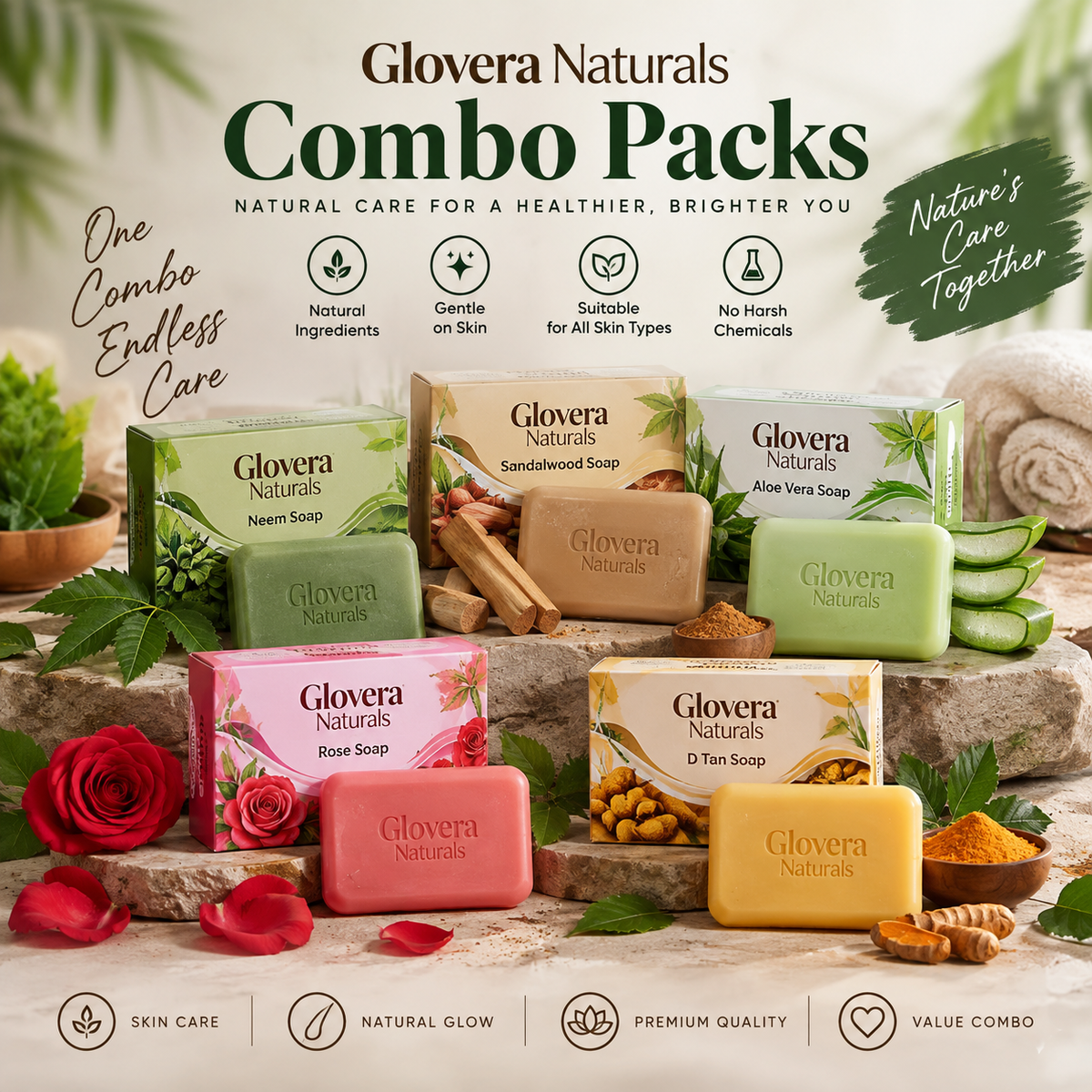 Glovera Naturals Combo Packs
