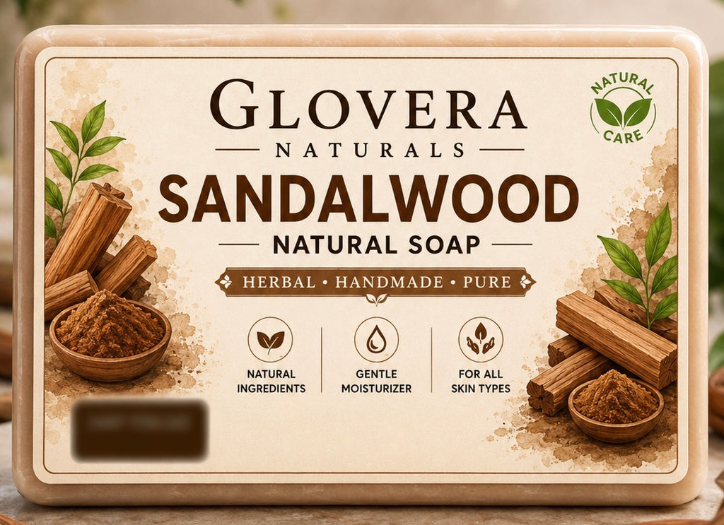 Glovera Naturals Sandalwood Herbal Soap - 100g